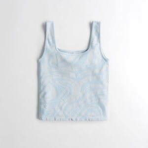 Woman’s Seamless Square Neck MarbleTank Top